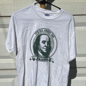 Benjamin Franklin Museum Graphic T-Shirt "It's All About The Benjamin"